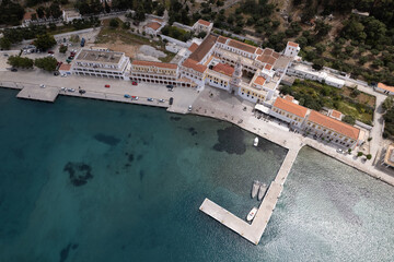 Aerial view of Symi island