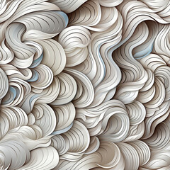 Liquid fluid modern abstract Seamless tile pattern AI art