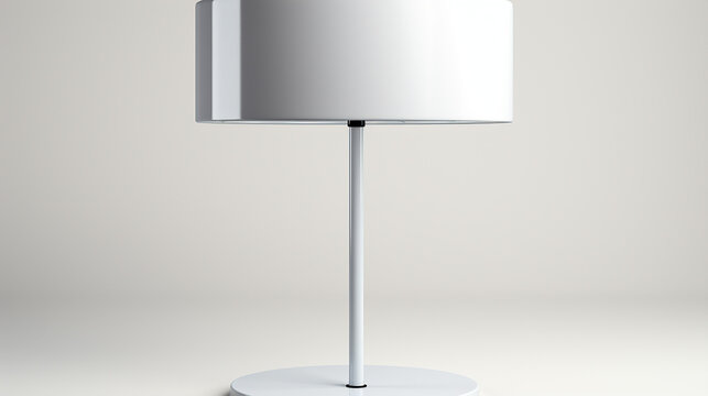 3d rendered photo of side table lamp made with generative AI