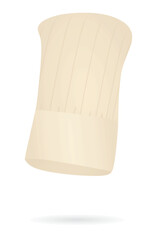 Chief hat on white background, vector