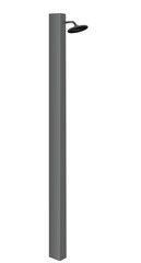 Metal beach shower. vector illustration