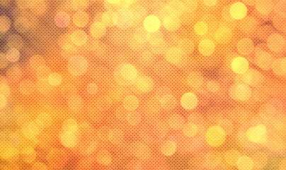 orange bokeh background for seasonal, holidays, event celebrations and various design works