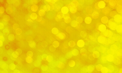Yellow bokeh background for seasonal, holidays, event celebrations and various design works