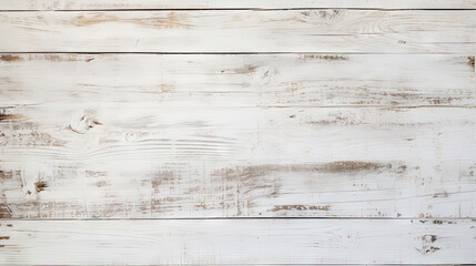 Naklejka premium Shabby chic white wooden background, abstract vintage wallpaper, minimalistic backdrop, old wooden background