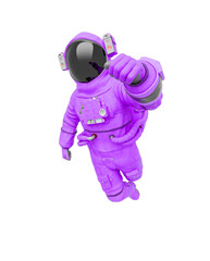 astronaut in float pose