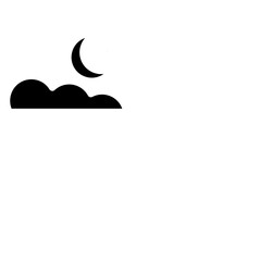  night glyph icon