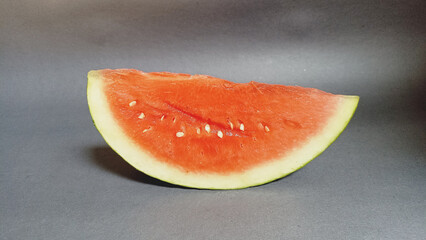 Watermelon close-up isolated on a Black Background