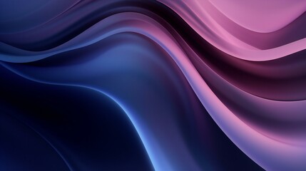 a blue and pink background with waves