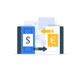 Online Payment, NFC payments. Banking, Finance app and e-payment