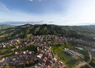 Panorámica de El Peñol Antioquia