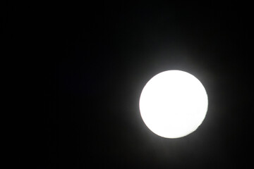 Fototapeta na wymiar the full moon at night