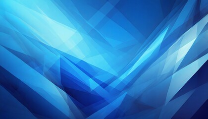 abstract polygonal blue background - obrazy, fototapety, plakaty