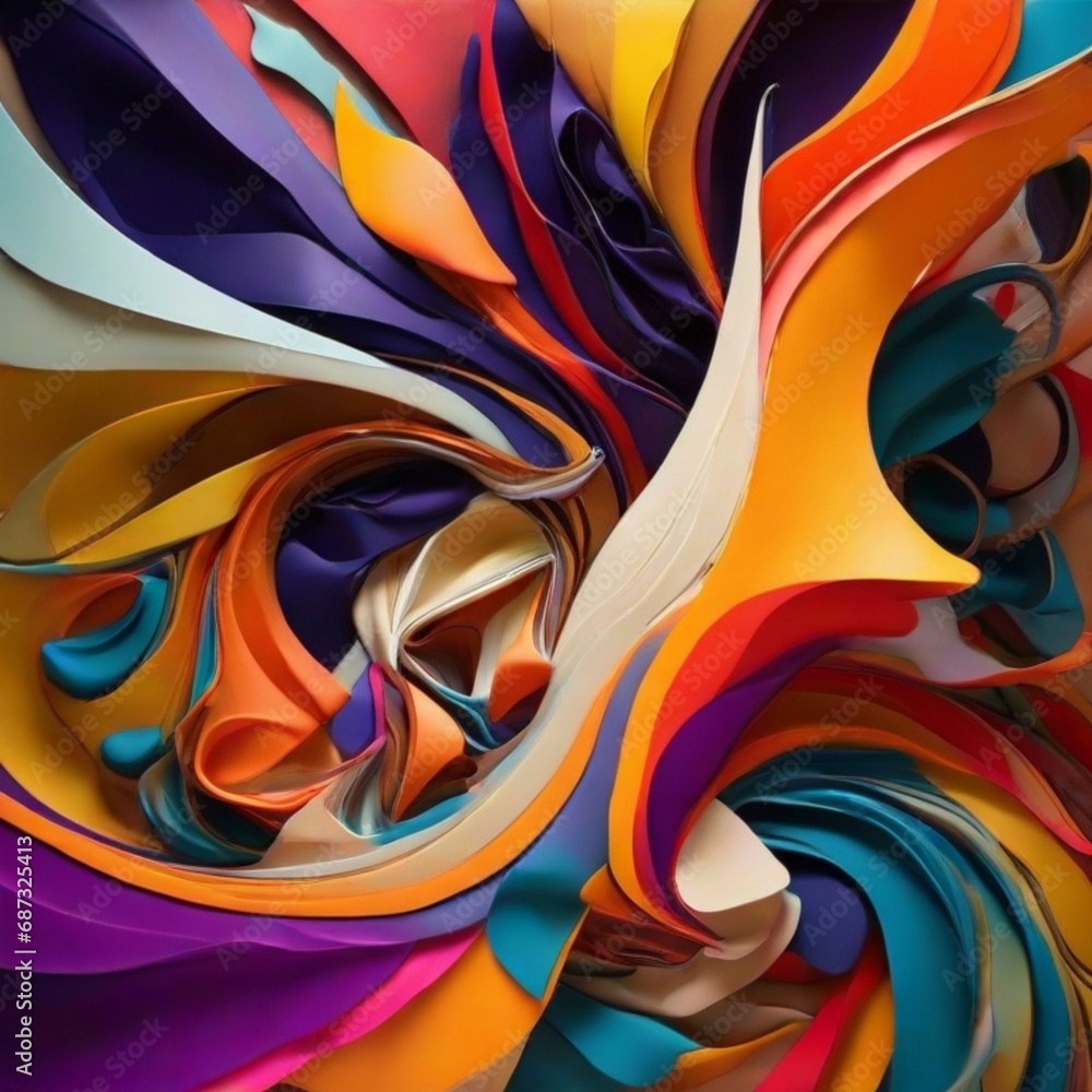 Wall mural abstract background