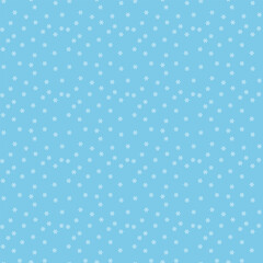 Seamless blue polka dot background pattern - 687325681
