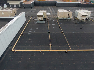 Stock Commercial Roof Photos - Drone