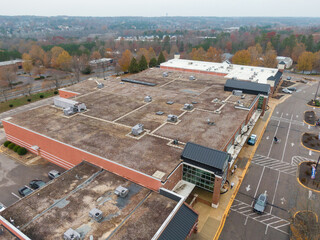 Stock Commercial Roof Photos - Drone