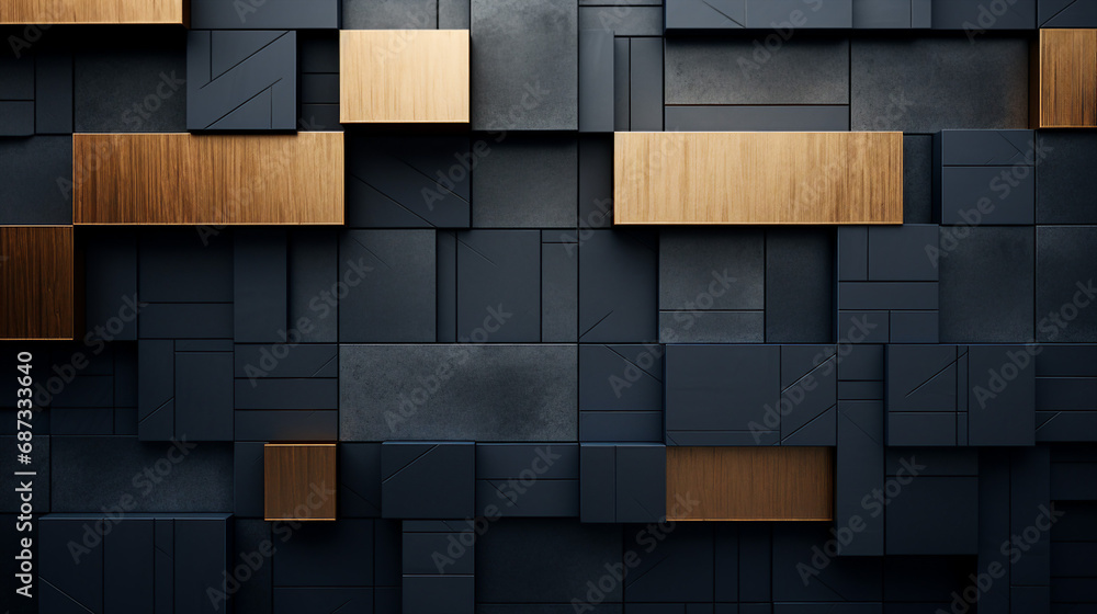 Aufkleber abstract shapes and textures in urban architecture background