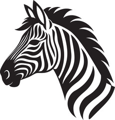 Dynamic Stripes Unleashed Zebra Black VectorZebra Serenade Graphic Black Vector Harmony