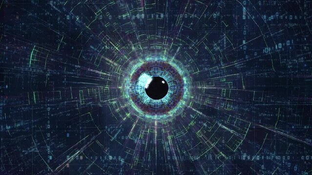 Infinite Trippy Tunnel Neon Lights Seamless Loop VJ