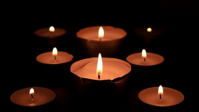 Candles Glowing Warmth Hope Light Peace Spiritual Candlelight Candles Meditation