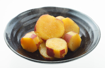 薩摩芋の甘露煮　　スタジオ撮影