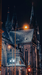 Fototapeta na wymiar Night Prague. View of the city