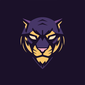 Panther in cartoon, doodle style. Isolated 2d vector illustration in logo, icon style, Eps 10. AI Generative