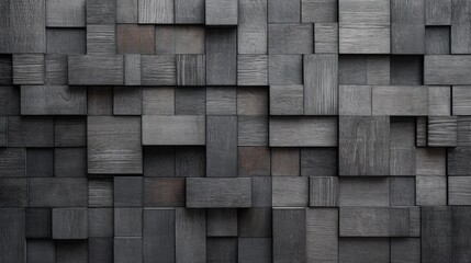 Gray grey acoustic panels, wooden boards panel pattern texture - obrazy, fototapety, plakaty