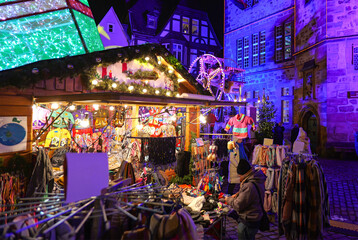 Fototapeta na wymiar Christmas-Market Marburg/Lahn