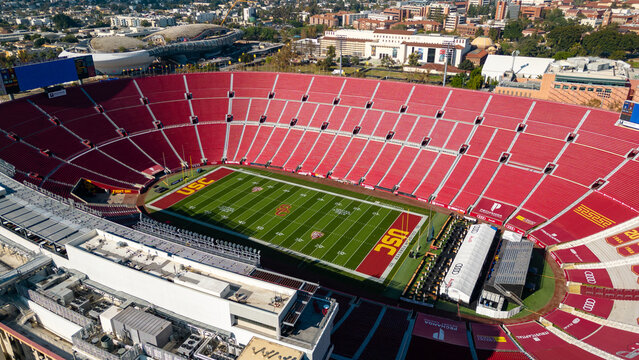 Los Angeles Memorial Coliseum, home to USC football, Olympics and other events.