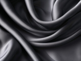 Wavy rainbow colored satin fabric background. Created with Generative AI Technology.