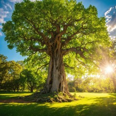 Fototapeta premium trees in the park