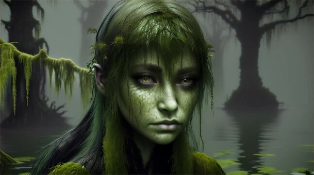 沼地のモンスター｜swamp monster Generative AI