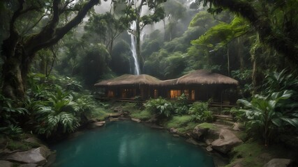 Jungle House Bacground Very Cool