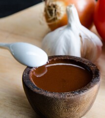 Ingredients ready for italian pasta sauce
