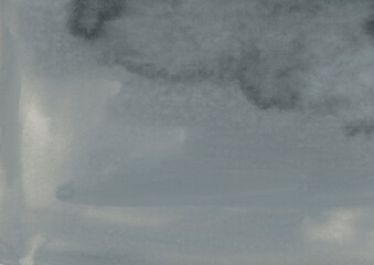 にじみのあるグレーの水彩の背景素材