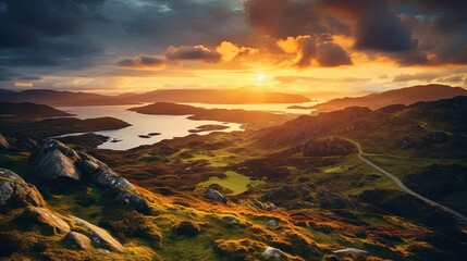 Sunrise over the Ring of Kerry