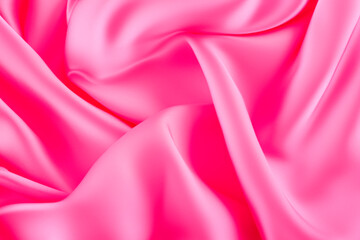 Obraz premium Pink silk background.