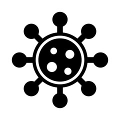 Obraz premium Microscopic Contaminants Icon