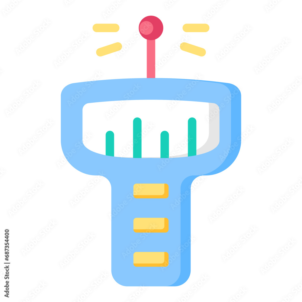 Wall mural Particle Monitoring Icon