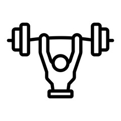 Weightlifting Icon