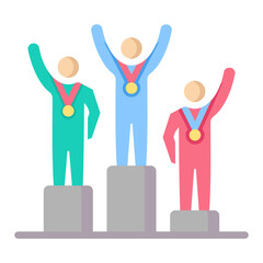 Fototapeta premium Podium Icon