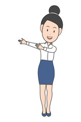 Doodle Business Cartoon Illustration Graphic
