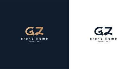 GZ logo design in Chinese letters