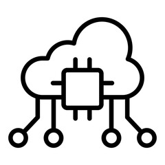 Cloud Computing Icon