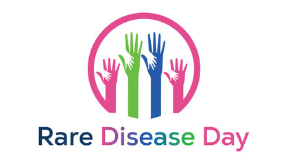 Vector illustration on the theme of Rare Disease Day observed each year during February.banner, Holiday, poster, card and background design.