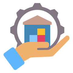 Warehouse Management System Icon