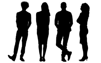 People silhouettes 104