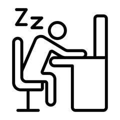 Tired Icon
