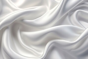 Obraz premium white fabric texture background for business card,banner,product display. generative ai